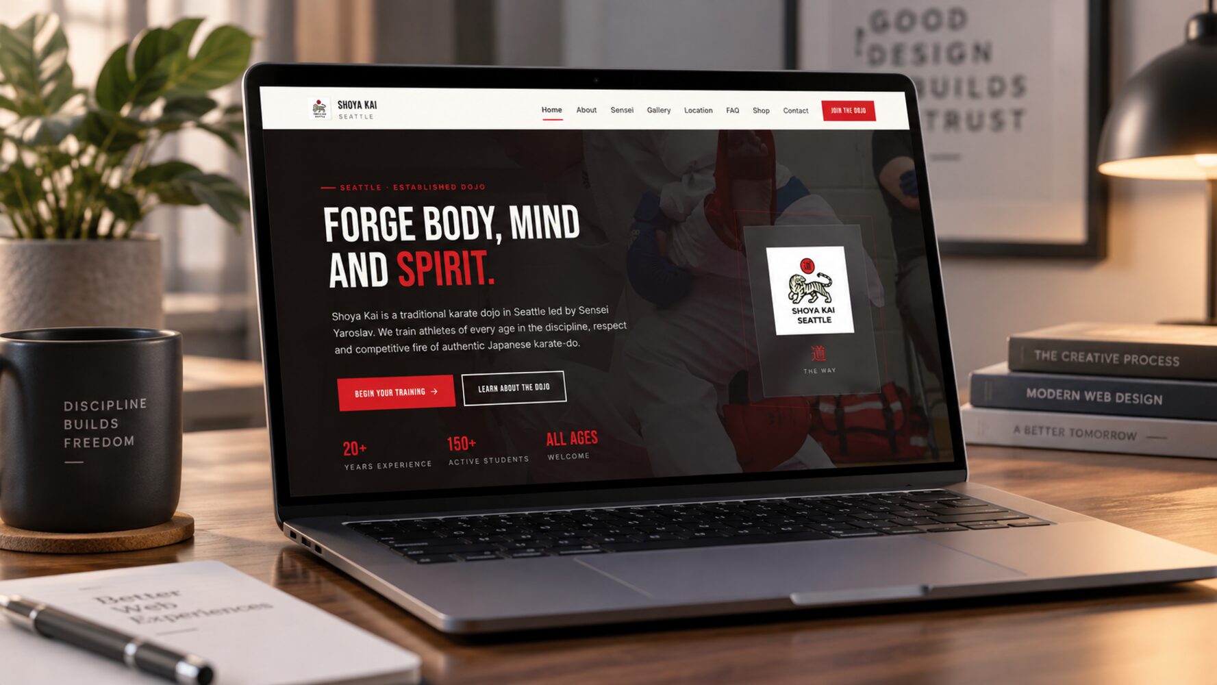 Shoyakai Club website layout displayed across desktop and mobile